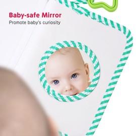 Baby Photo Book Baby Photo Album Soft Cloth Photo Book First Year Photography Album, Baby's First Year Memory Book with Hanging Pendant Baby Album