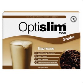 Optislim VLCD Meal Replacement Shake Espresso 21 x 43g Sachets