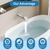 Universal Bathroom Brushed Nickel Tub Spout, Compatible with Westbrass E531D-1F-62,