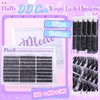 Wispy Lash Clusters 30D+40D+50D Natural Eyelash Clusters 12-16MM Fluff Eyelashes