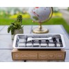 ecozoi Stainless Steel Metal Ice Cube Tray with Easy Release
