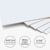 Somime 10 Pack Backing Boards Only - 11X14 Uncut White