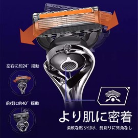 SZSL Shaving Razor (Holder + 8 Replacement Blades), 5 Blades, Shaving, Security, Does Not Hurt Your Skin, Cleans Quickly When You Rub