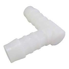 NORMA WS-06 L Type Hose Fitting Polyacetal Resin 0.2 inch (6 mm), White