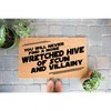 Doormat Wretched Hive of Scum and Villainy Funny Doormat Sci
