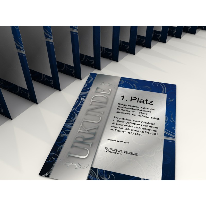 Certificate Paper "Silver" 50 Sheets | Classic | for Certificates