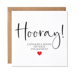 Maise & Rose Engagement Card | Congratulations On Your Engagement Card | Engagement Card For Friends | Engagement Card For Special Couple | P77