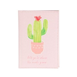 Sass & Belle Pastel Cactus Passport Holder