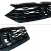 YLT AUTO Front Bumper Cover Upper Grille Replacement Shroud Gloss