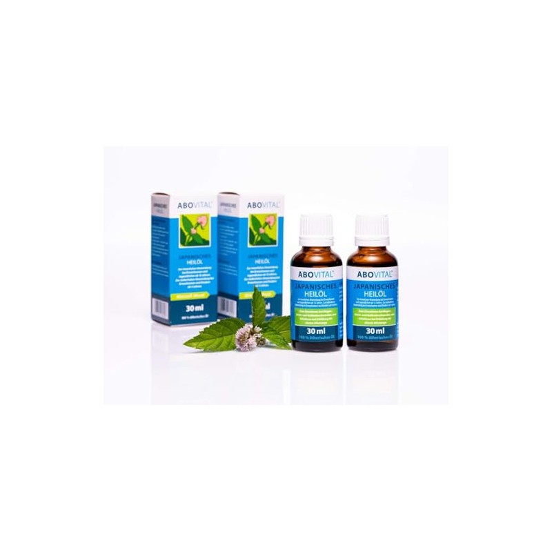 ABOVITAL Mint Oil Japanese Medicinal Plant Oil for Rubbing, Inhaling,