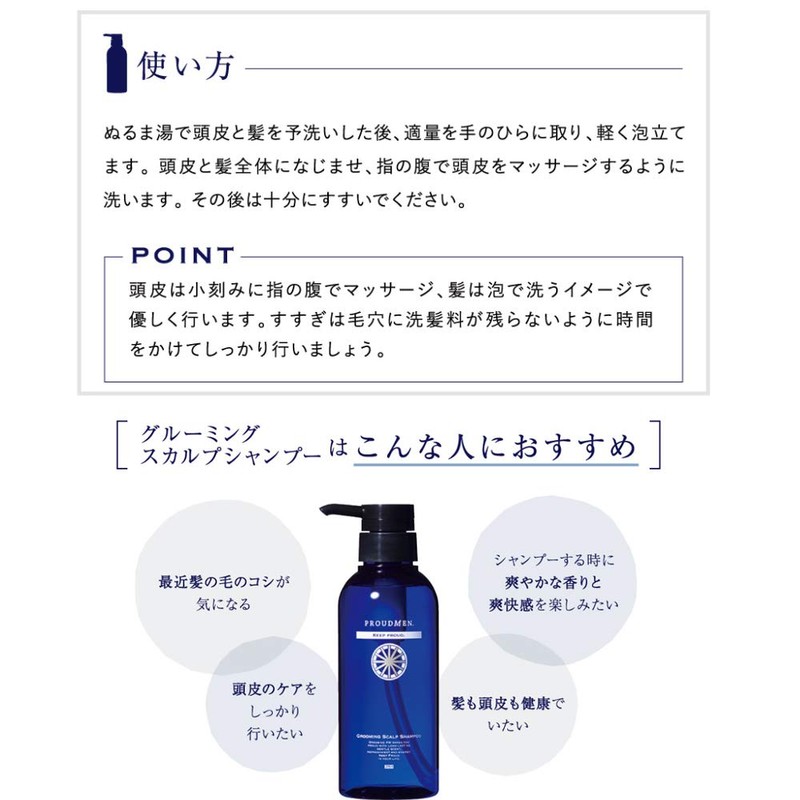 Proud Men PROUDMEN. Grooming Scalp ShampooAF27