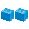 Weasch 2Pcs PCB Power Relay SRD-12VDC-SL-C, DC 12V Coil, 10A