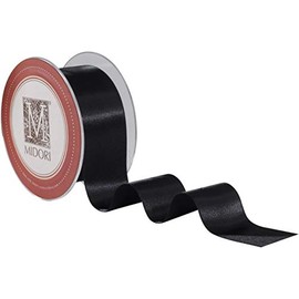 Double Faced Satin Ribbon - Black