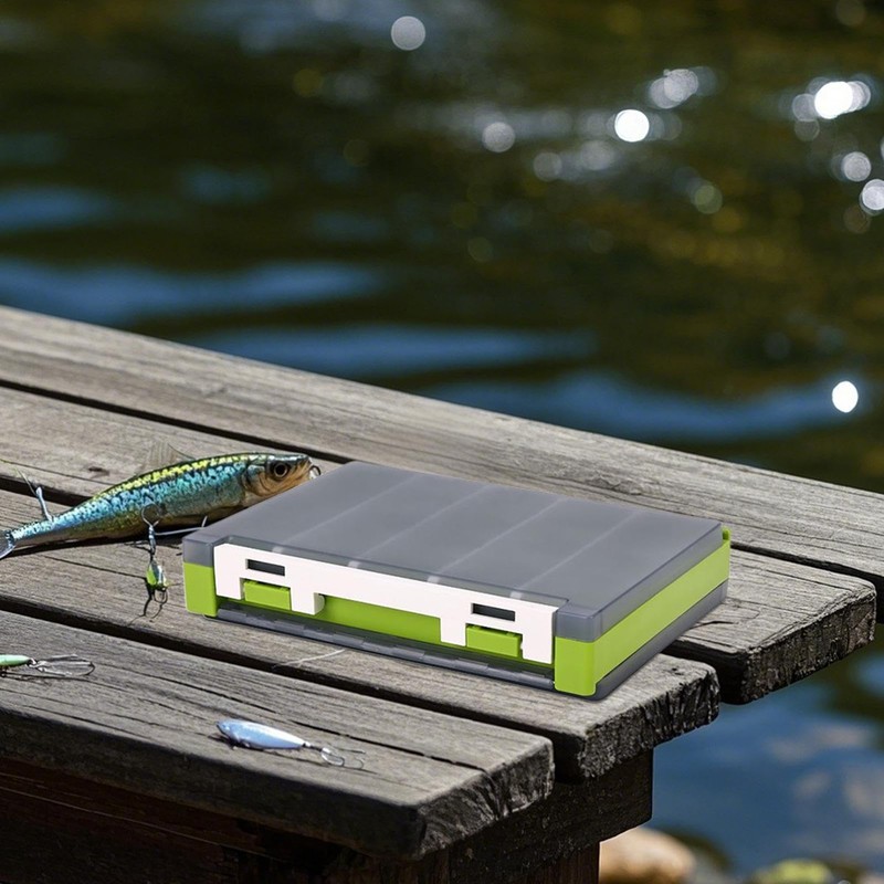 Fishing Lure Organizer - Trout Tackle Box With Dividers |
