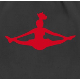 Shirtracer - Gym Bag Backpack - Dance Gift - Cheerleading, 01 black