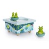 Trousselier 6295005 Spieluhr mit tanzenden Figuren für Kinder, Frösche, magnetisch,