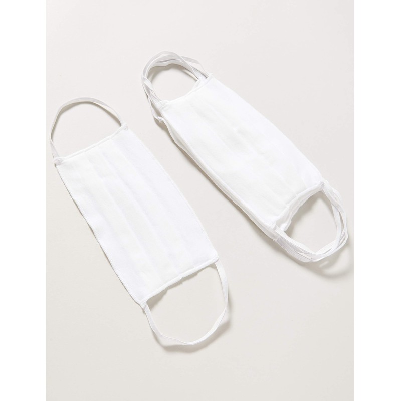 Oscar Apparels Mascherine Riutilizzabili, 100% Cotone BCI con Passante Elastico,