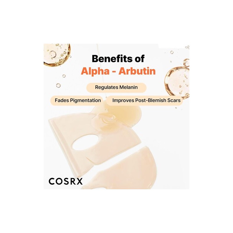 COSRX [COSRX]The Alpha-Arbutin Discoloration Care Hydrogel Mask (3ea)
