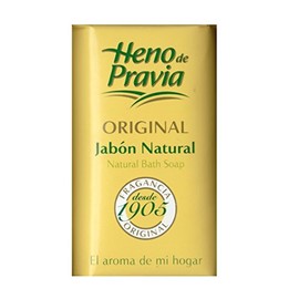 Heno De Pravia Jabón En Barra para Unisex, Original C/4, (150g) 4 Pack, Amarillo, 150 Gram