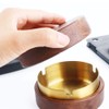Wooden Wind Ashtray, Ashtray, Windproof Odourproof, Ashtray with Lid, Suitable