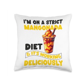 Mangonada Mango Chamoy Mexican Candy Comida Mexicana Mexico Throw Pillow