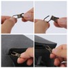 LUTER 6pcs Replacement Zipper Pull, Detachable Zipper Pull Tabs Metal