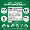 Zazzee Extra Strength Astragalus Root 20:1 Extract, 5000 mg Strength,