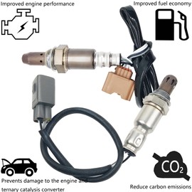 Dropwater 1 Pair Upper and Lower Oxygen O2 Sensors Replacement for Nissan Only Exc. Calif. 2013 2014 2015 Sentra 1.8L,Replaces#234-9135 234-4904,Set of 2pcs