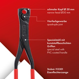 Stubai 113301 280 mm Steel Fixer's Pincers