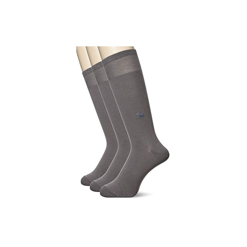 GUNZE Men's Business Socks, Cool Toe and Heel Reinforcement, Matching