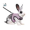 LuminaD Rabbit Harness Leash Strap for Small Animals Option1 L/Option2 Pink