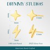 Dremmy Studios Small Stud Earrings Set of 2 Pairs -