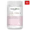 Healthy Care Super Hair Skin Nail 100 Capsules x 3 / 헬씨케어 슈퍼 헤어 스킨 네일 100캡슐 X3개