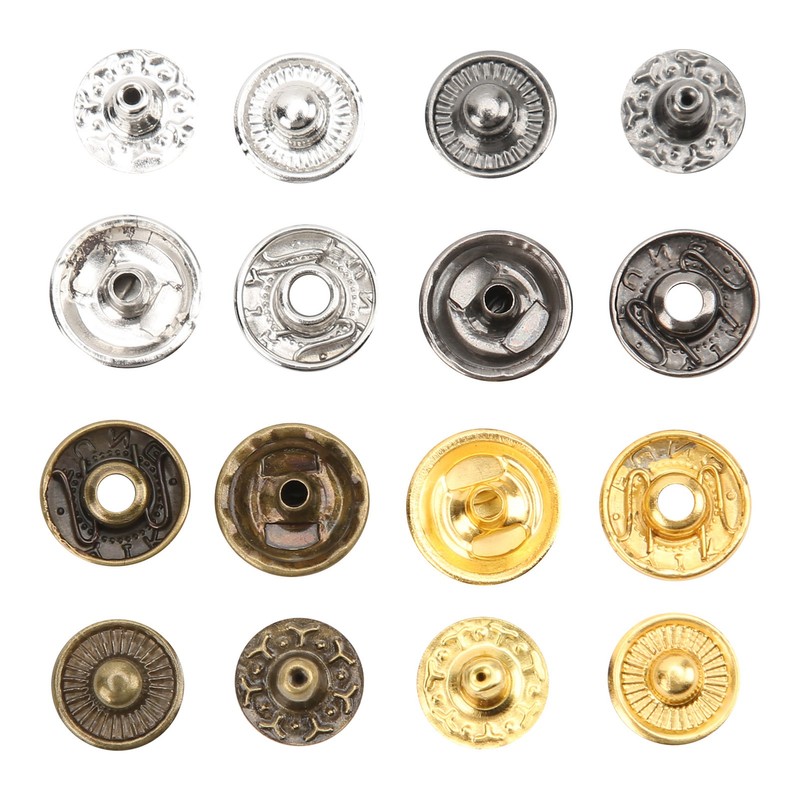 Sewing Buttons Practical Lightweight Iron Snaps Replaceable Clothes Decoration for