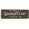 Tinworld Tin Sign: Goodyear Tires Rim Cut Garage Auto Shop