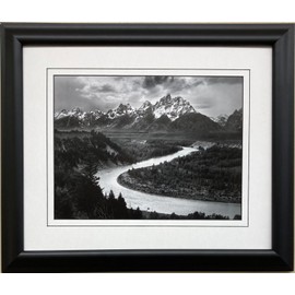 Ansel Adams "The Tetons & The Snake River WY"  Custom Framed NEW ART Photography