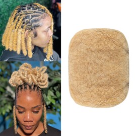 Orientdreads Curly Crochet Human Hair Afro Curly Hair Bulk For Dreadlock Extensions, Repair Locs,Twist Braiding,Natural black can be bleached and dyed,crochet hair for black women 30g Pack (8in, #613)