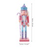 Gatuida Wooden Christmas Nutcracker Soldier: 25cm Figures Soldier Nutcracker Puppet