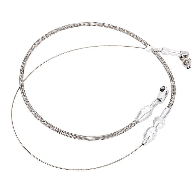 24in Throttle Cable Stainless Steel Flexible Easy Installation Throttle Wire