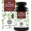 Organic Black Cumin Oil Capsules - 240 Vegan Capsules without Gelatin - High Dosage: 1000 mg Egyptian Black Cumin Oil per Daily Dose - 50% Linoleic Acid - Cold Pressed, Natural and Laboratory Tested