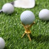 Gemscream 3 Pcs Acrylic Golf Ball Display Holder Tripod Golf