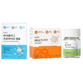 Byrep Dog Gut Care GI-Fit + Probiotics Byplag + Comprehensive Multi-Fit Sensitive Gut Care SET / 바이레프 반려견 장케어 지아이핏 + 유산균 바이플라그 + 종합 멀티핏 예민 장케어 SET
