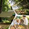 JAICOM Waterproof Hammock Rain Fly, Portable Camping Tarp - 12ft