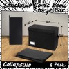 Chuangdi 6 Pcs Comic Book Storage Boxes, Collapsible Comic Short