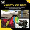 SOL 10pk Bungee Cords with Hooks - Long Adjustable Bungee