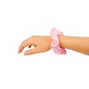 Eight (8), Pink, Soft Satin Scrunchies.