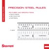 Starrett Spring Tempered Steel Rule with Satin Chrome Finish, Quick
