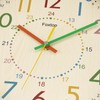 Foxtop Kids Wall Clock, Learning Clock Without Ticking Noises,12 Inch