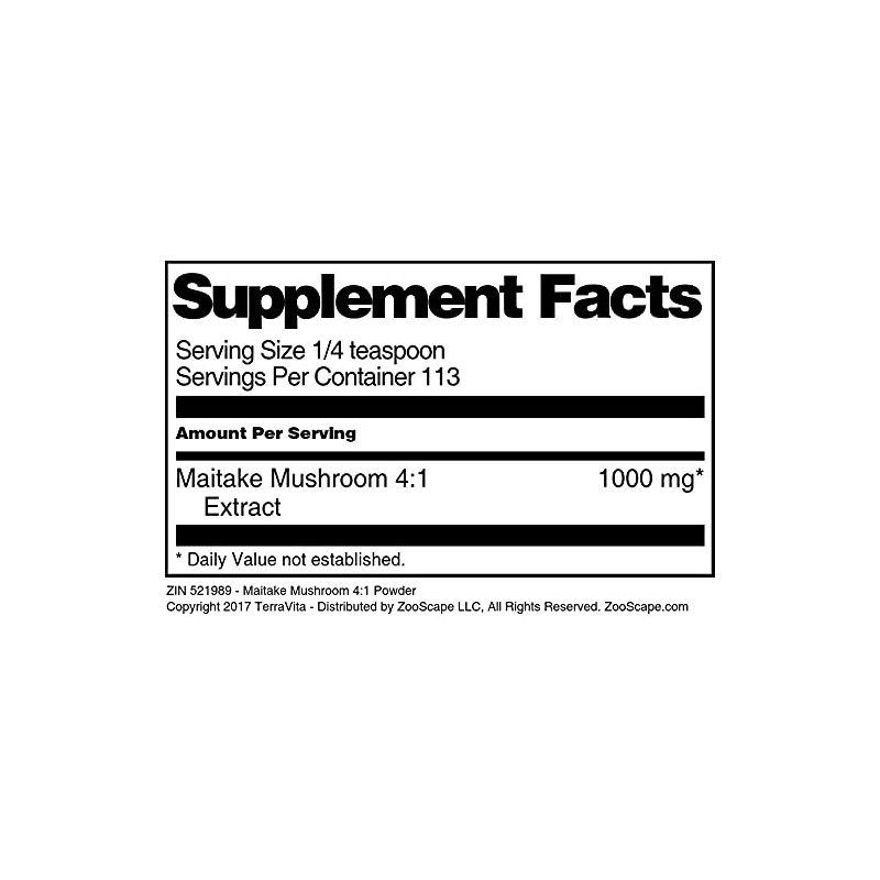 Maitake Mushroom 4:1 Powder (4 oz, ZIN: 521989) - 3