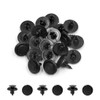 sourcing map 20Pcs 7mm Hole Car Black Plastic Mudguard Clip